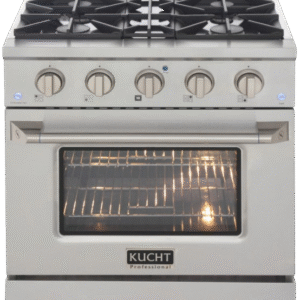 Kucht 30 Gas Range in Titanium