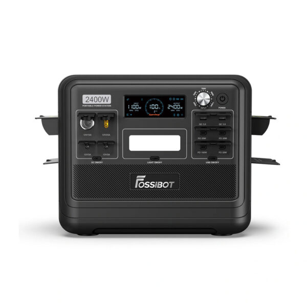 F2400US-Black-8_78e0dac7-efa6-4ec2-878e-84ab050cdf97 FOSSiBOT F2400 + SP200 | Solar Generator Kit - Image 3