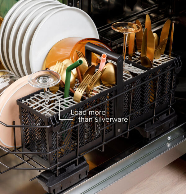 FRHDLJKBQKZV Cafe CDT828P2VS1 CAF(EBACK)™ CustomFit ENERGY STAR Stainless Interior Dishwasher with Ultra Wash & Dry, 42 dBA - Image 3