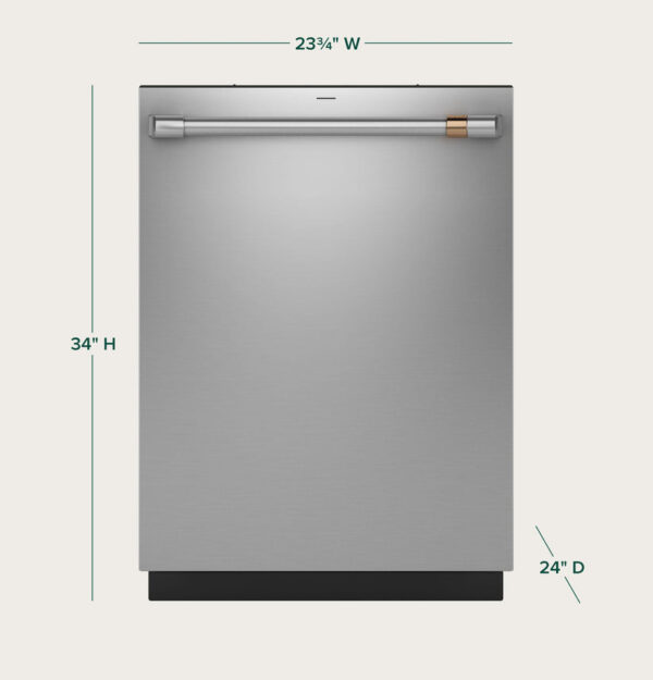 FRWDDLMPRIDR Cafe CDT828P2VS1 CAF(EBACK)™ CustomFit ENERGY STAR Stainless Interior Dishwasher with Ultra Wash & Dry, 42 dBA - Image 5