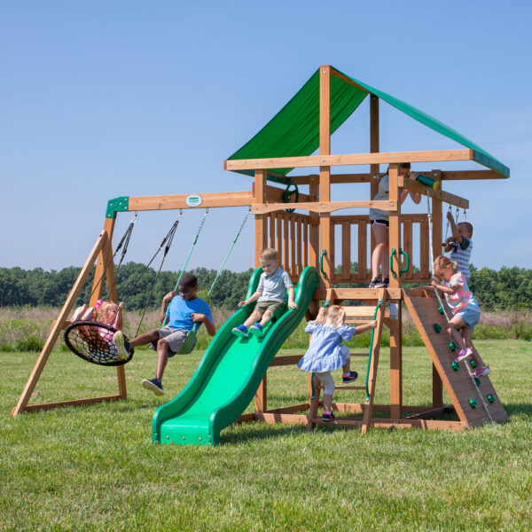 Grayson-Peak-Main-Image Backyard Discovery Grayson Peak Swing Set - Image 1
