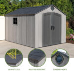 Lifetime 8 Ft. X 12.5 Ft. Outdoor Storage Shed - 60305 - Image 12