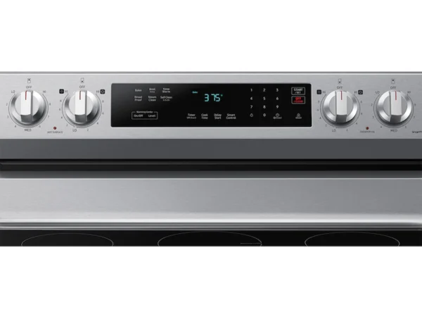 NE63A6311SS_06_Silver_SCOM Samsung 6.3 Cu. Ft. Smart Freestanding Electric Range NE63A6311SS - Image 2