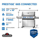 Napoleon Prestige 665 Connected, Gas Grill with Infrared Side and Rear Burner - Image 6