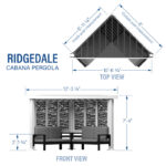 Backyard Discovery Ridgedale Modern Steel Cabana Pergola - Image 2