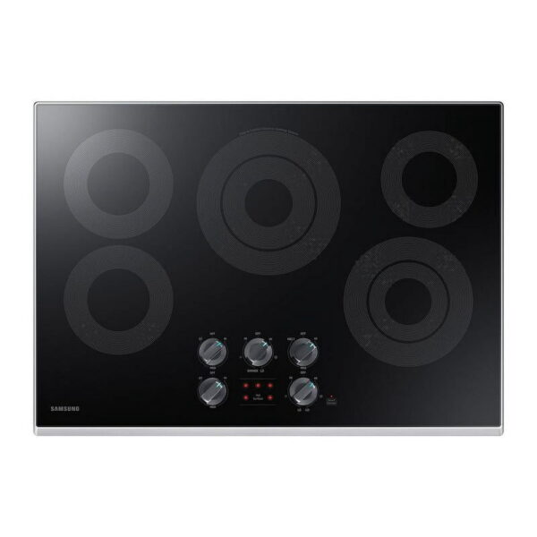 Samsung-NZ30K6330RS-30-inch-Stainless-5-Burner-Electric-Cooktop_f8935aac-4c0d-49e2-9309-be49b58e2025.f7ee09dbf0892f3ec6265addb214a434 Samsung 30" Electric Cooktop NZ30K6330RS - Image 1