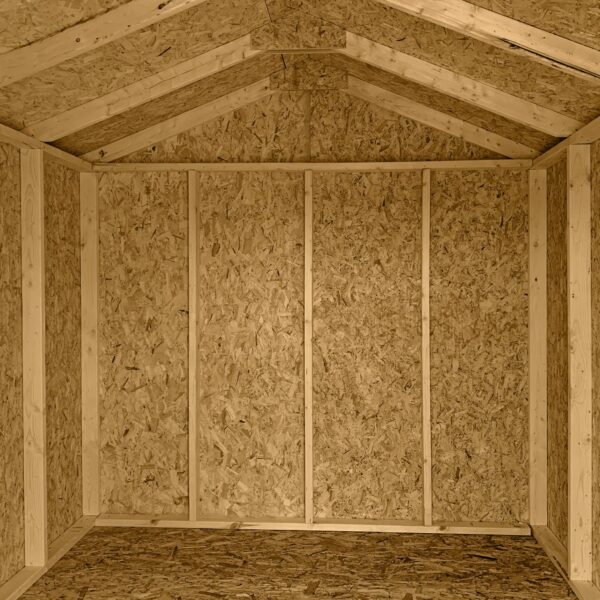 ValueGableShedInterior Little Cottage Co Value Gable Wood Shed Kit - Image 4