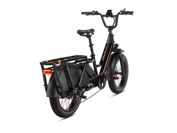 Wagon_5_Black_Rear Rad Power Bikes RadWagon 5 Electric Cargo Bike - Image 3