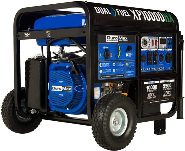 XP10000HX DuroMax XP10000HX 10,000 Watt Portable Dual Fuel Generator - Image 1