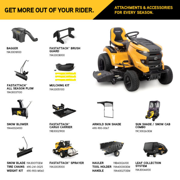XT1_ST54>54_AA Cub Cadet XT1 GT54 Riding Lawn Mower - Image 12