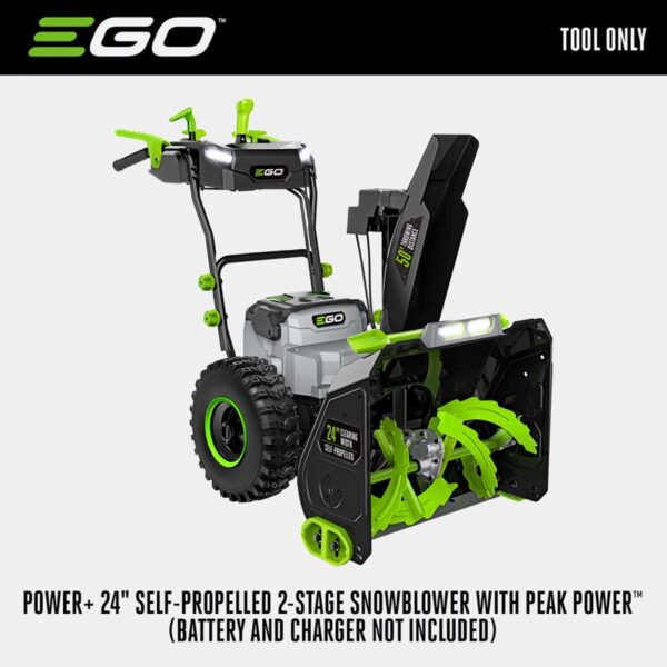 a32b8fc6-ce79-4ce8-ae2d-9b6d908cbea1 EGO Power+ 24" Self Propelled 2-Stage Snow Blower SNT2400 - Image 2