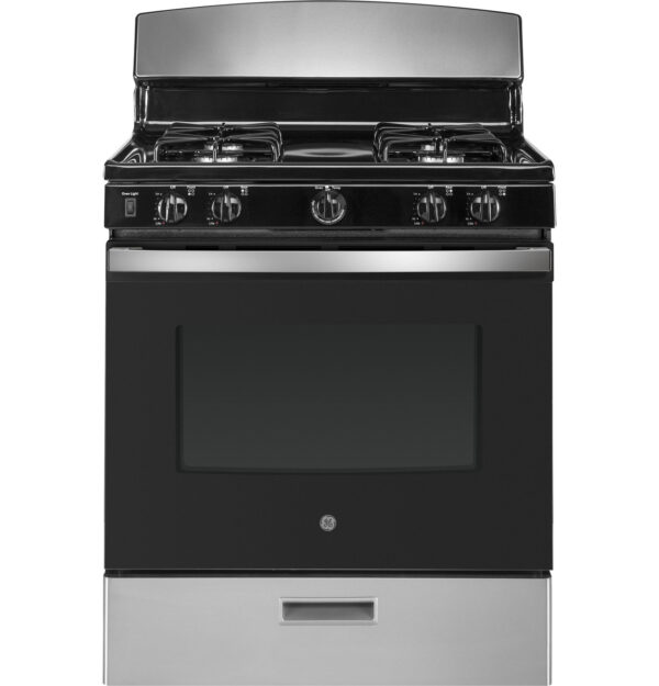 a562cd9e9a858270ea213aa39a6af51c7cadd6ad__83635 GE 30" Free-Standing Gas Range JGBS30RETSS - Image 1