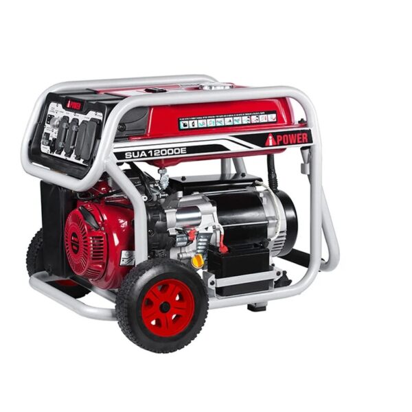 a80876d4-40bd-4a9d-8a6a-0675ddcfa587 A-iPower 12000 Watt Portable Gas Powered Generator with Electric Start and Wheel Kit - Image 3