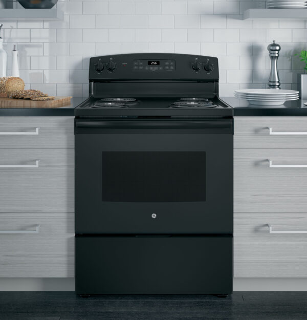 ac8f08b53d9c132b450aa1429ecc0e52155092fa__10502 GE 30" Freestanding Electric Range JB256DMBB - Image 3