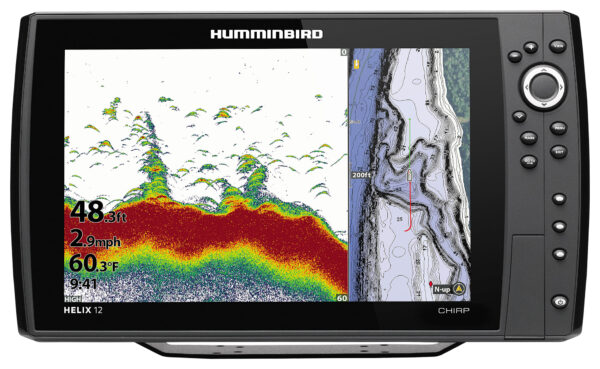 b_rgb_FFFFFF Humminbird HELIX 12 CHIRP MEGA SI GPS G4N Fish Finder/Chartplotter - Image 1