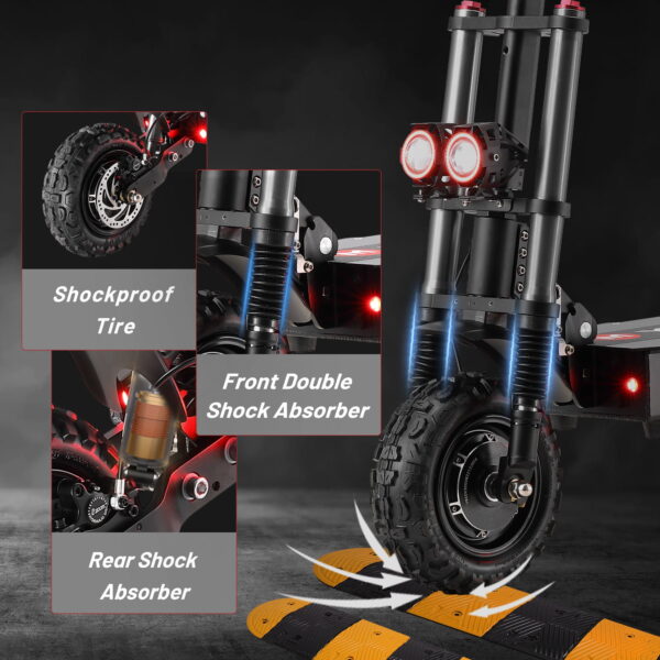 d77a5047-0f88-470d-905b-8118ce5f346d.70c67b289e6601568fb6d1f9ac735e54 M YUME SCOOTER Y11+ Dual Motors 6000W 50 Miles Long Range and 50 mph Fastest Electric Scooter for Adults - Image 9