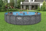 Bestway APX 365 22'x52" Round Above Ground Swimming Pool Set with Pump and Ladder - Image 6