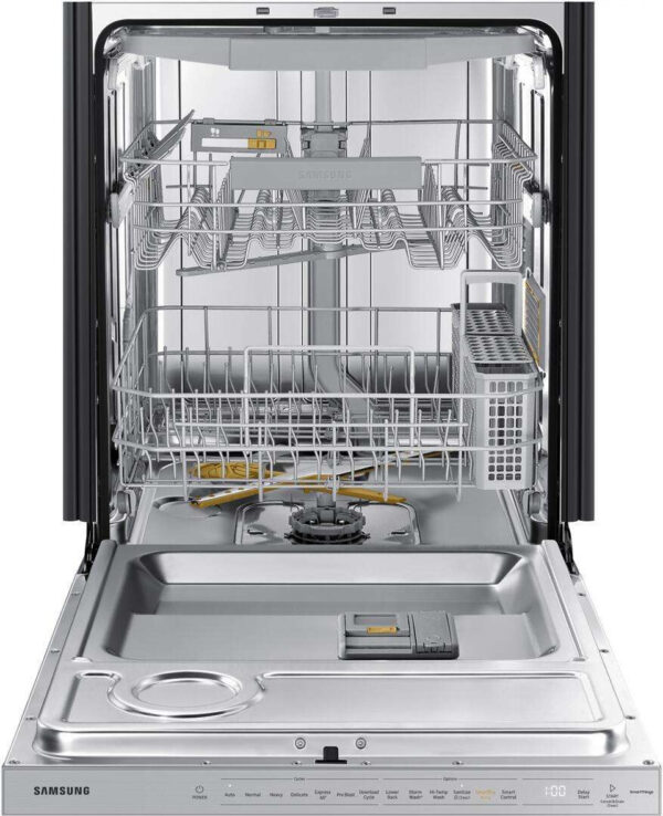 dw80b7070us-samsung-24-samsung-smart-built-in-top-control-dishwasher-with-pocket-handle-fingerprint-resistant-stainless-steel-75__96920_59883__24855 DW80B7070US Samsung 24" Smart Top Control Dishwasher with Pocket Handle - 42 dBa - Fingerprint Resistant Stainless Steel - Image 8