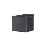 Suncast Modernist 7 ft. x 7 ft. Resin Vertical Pent Storage Shed with Floor Kit - Image 2