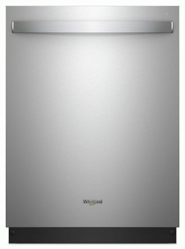 e8d6e72e-9bbb-4cf0-9401-a929b2b78aa9 Whirlpool 24" Fingerprint Resistant Stainless Steel Built In Dishwasher - Image 1