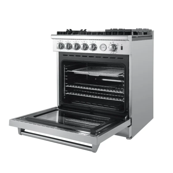 forno-lazio-30-gas-range-with-5-sealed-burner-air-fryer-reversible-griddle-ffsgs6276-30_3_d59bf8c6-c1cf-4447-81a0-cea60c8b2395_2200x2200 Forno 30" Freestanding Gas Range FFSGS6275-30 - Image 4