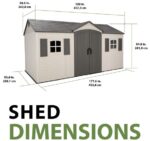 Lifetime Legacy 15x8 Plastic Storage Shed Kit w/ Floor - Image 2