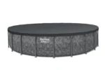 Bestway APX 365 22'x52" Round Above Ground Swimming Pool Set with Pump and Ladder - Image 4
