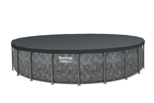 nwamvifkukr9cz2r8hxq_1 Bestway APX 365 22'x52" Round Above Ground Swimming Pool Set with Pump and Ladder - Image 4