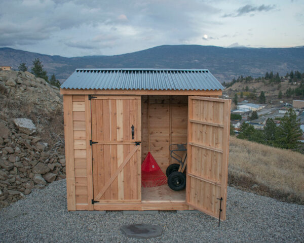 outdoor-living-today-spacesaver-8x4-metal-roof-open-doors_939x752 Outdoor Living Today SpaceSaver 8×4 with Double Door - Image 4