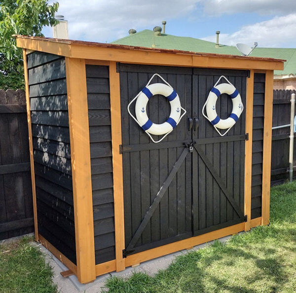 painted-in-black-SpaceSaver-8x4-shed800px_700x692 Outdoor Living Today SpaceSaver 8×4 with Double Door - Image 9