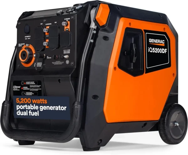 s-l960 (8) Generac iQ5200 DF 3900 Watt Electric Start Dual Fuel Inverter Generator - Image 2